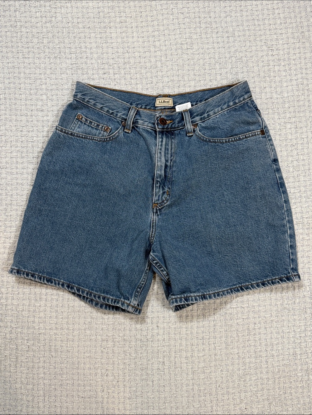 Vintage 90’s LL BEAN Relaxed Fit Denim Jean Shorts Jorts Size 12R Womens